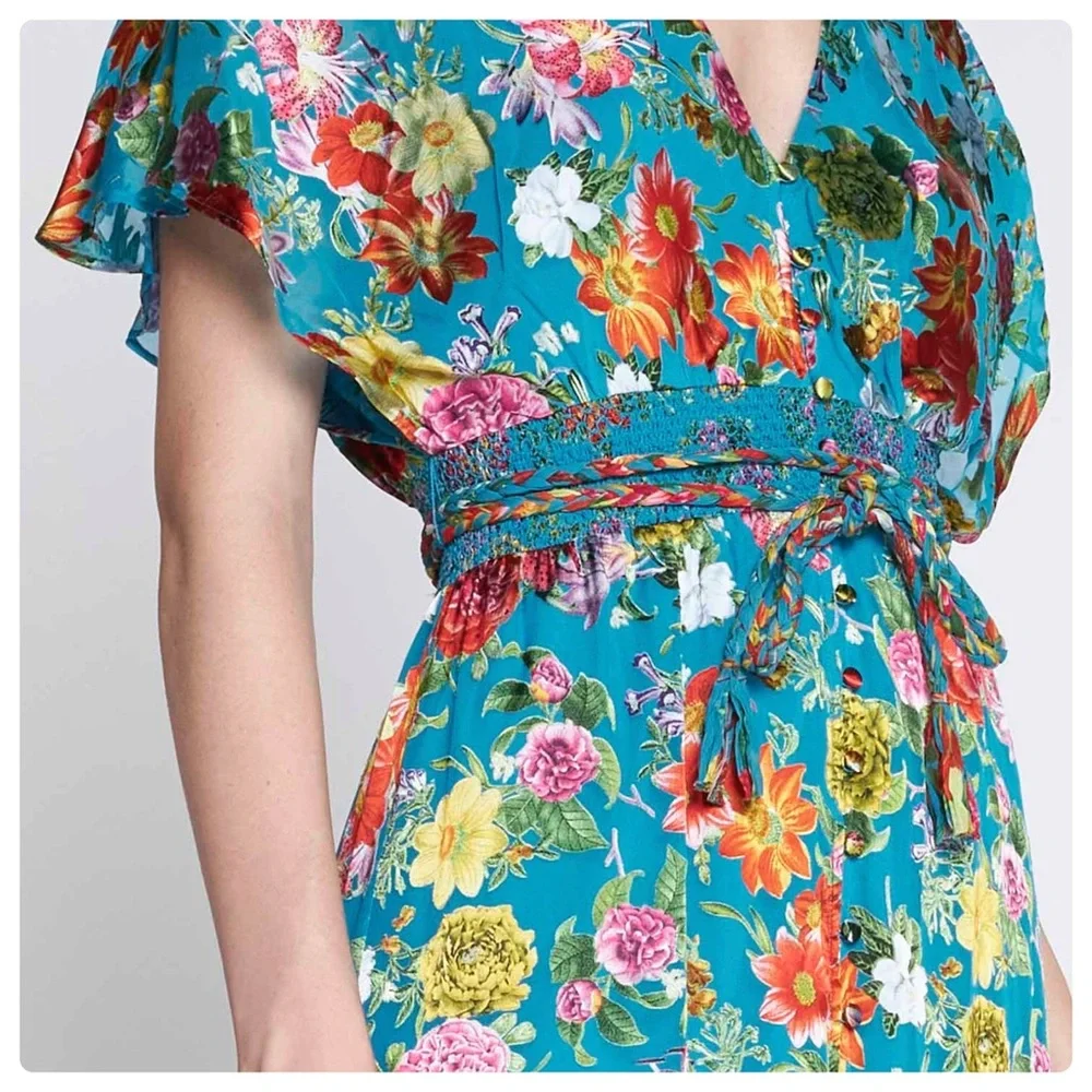 ALICE + OLIVIA Davida Caftan Maxi Dress